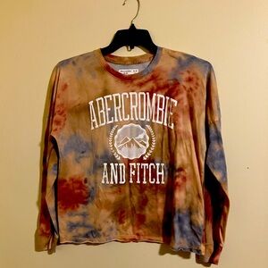 Abercrombie & Fitch Tie-Dye Long Sleeve Shirt 8325
